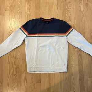 Marine Layer Sunset Stripe Men's Sweatshirt - LARGE